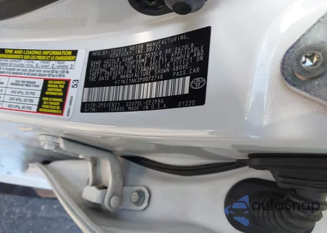 2023 Toyota Camry Trd z USA, uszkodzony, nr VIN 4T1KZ1AK3PU072748